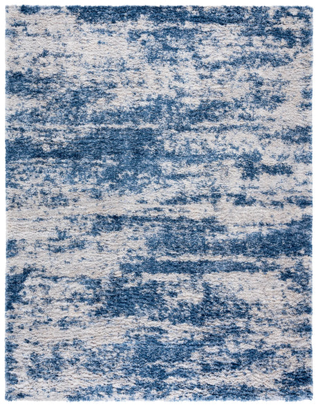 Safavieh Berber Shag 200 10'-0" x 14'-0" Rug in Beige / Blue