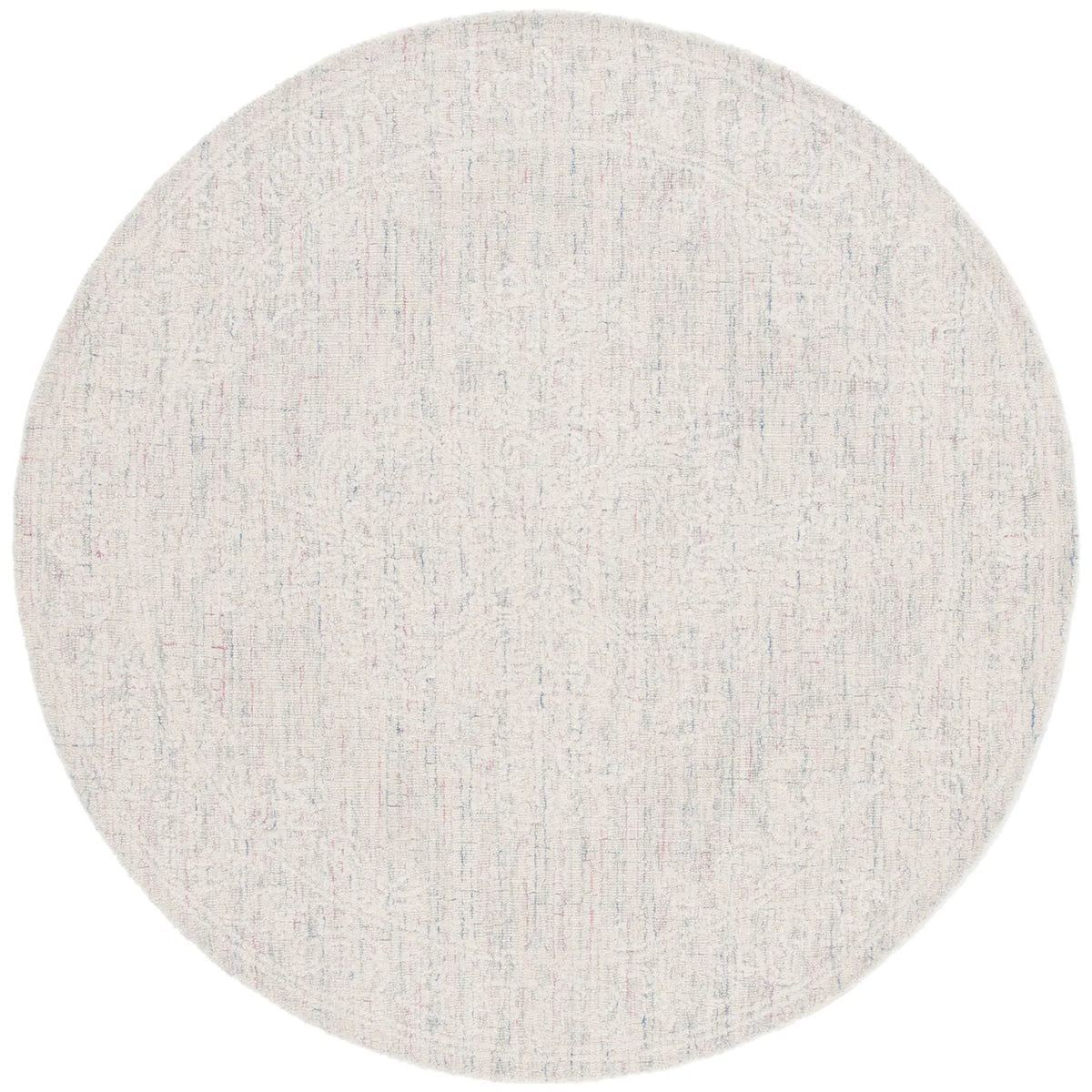 Safavieh Ebony 6'-0" x 6'-0" Rug in Light Grey / Ivory