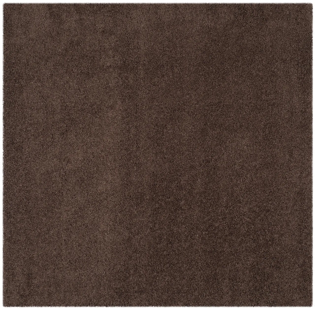 Safavieh Sgl-Laguna Shag 6'-7" x 6'-7" Rug in Brown
