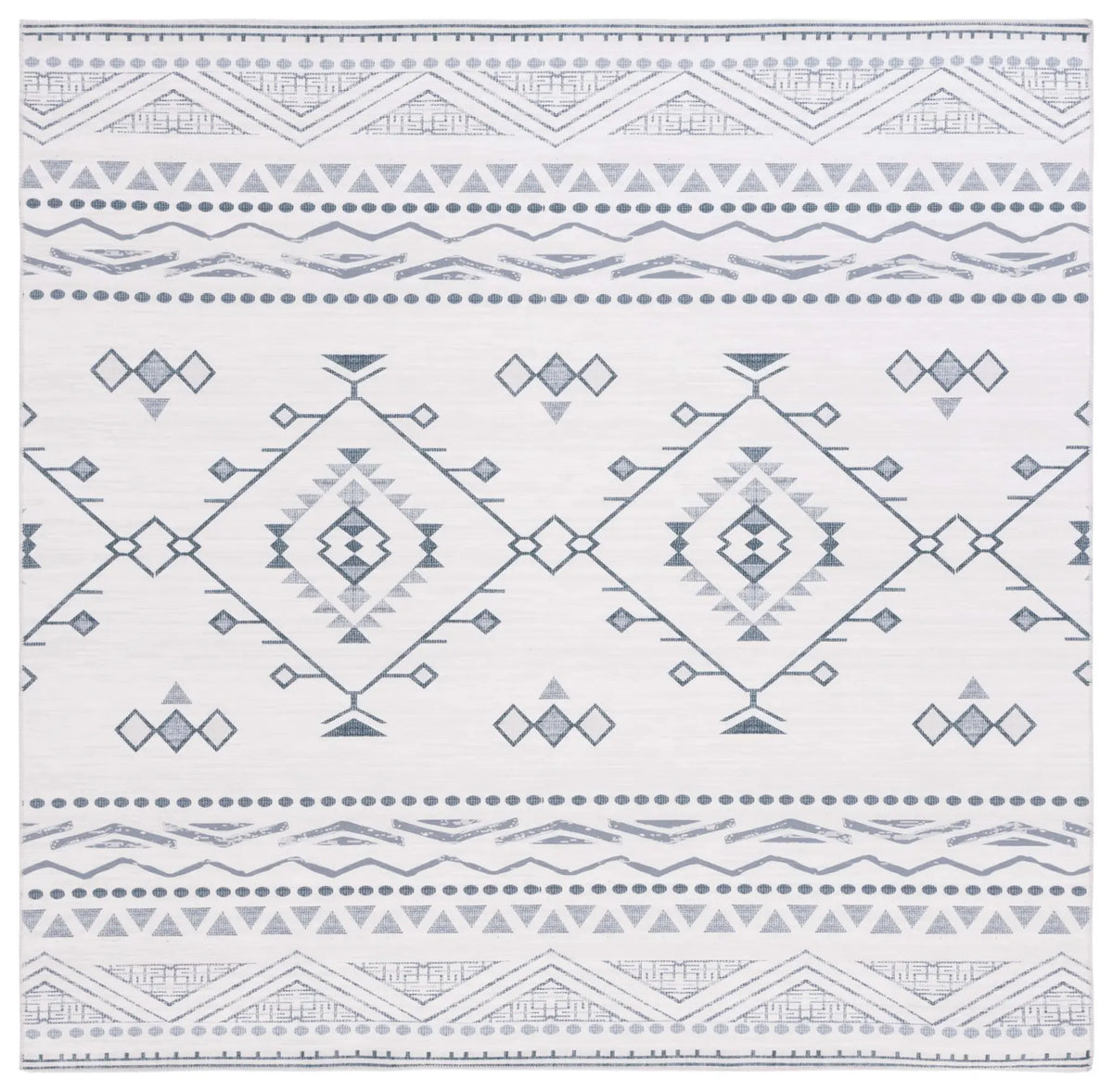Safavieh Arizona 6'-0" x 6'-0" Rug in Beige / Charcoal