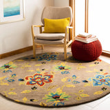 Safavieh Soho 6'-0" x 6'-0" Rug in Brown / Multi