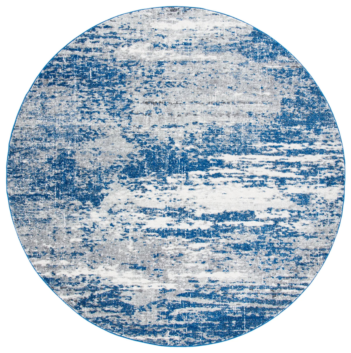 Safavieh Evoke 6'-7" x 6'-7" Rug in Dark Blue / Grey