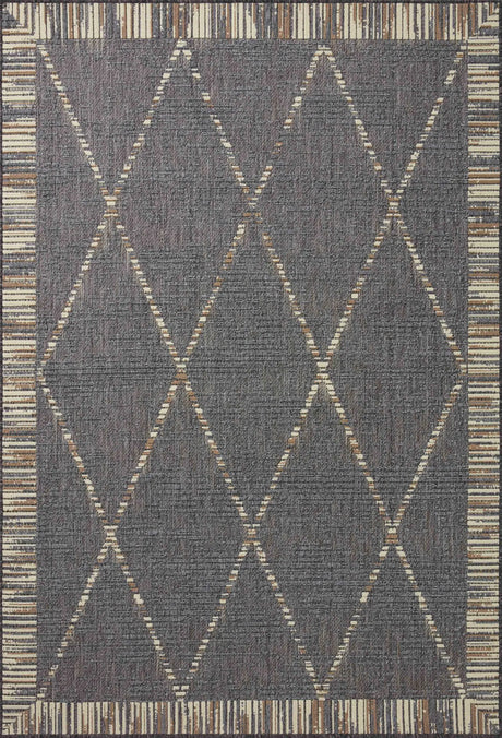Loloi Rainier Rai-09 Slate/Multi Rug - main flat