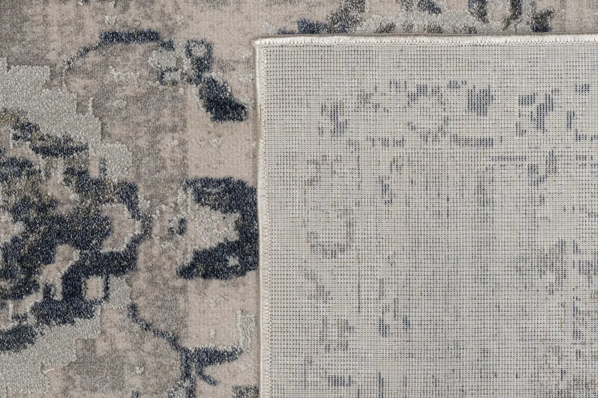 Dynamic Rugs Castilla 3530 Grey / Blue Rugs - Corner