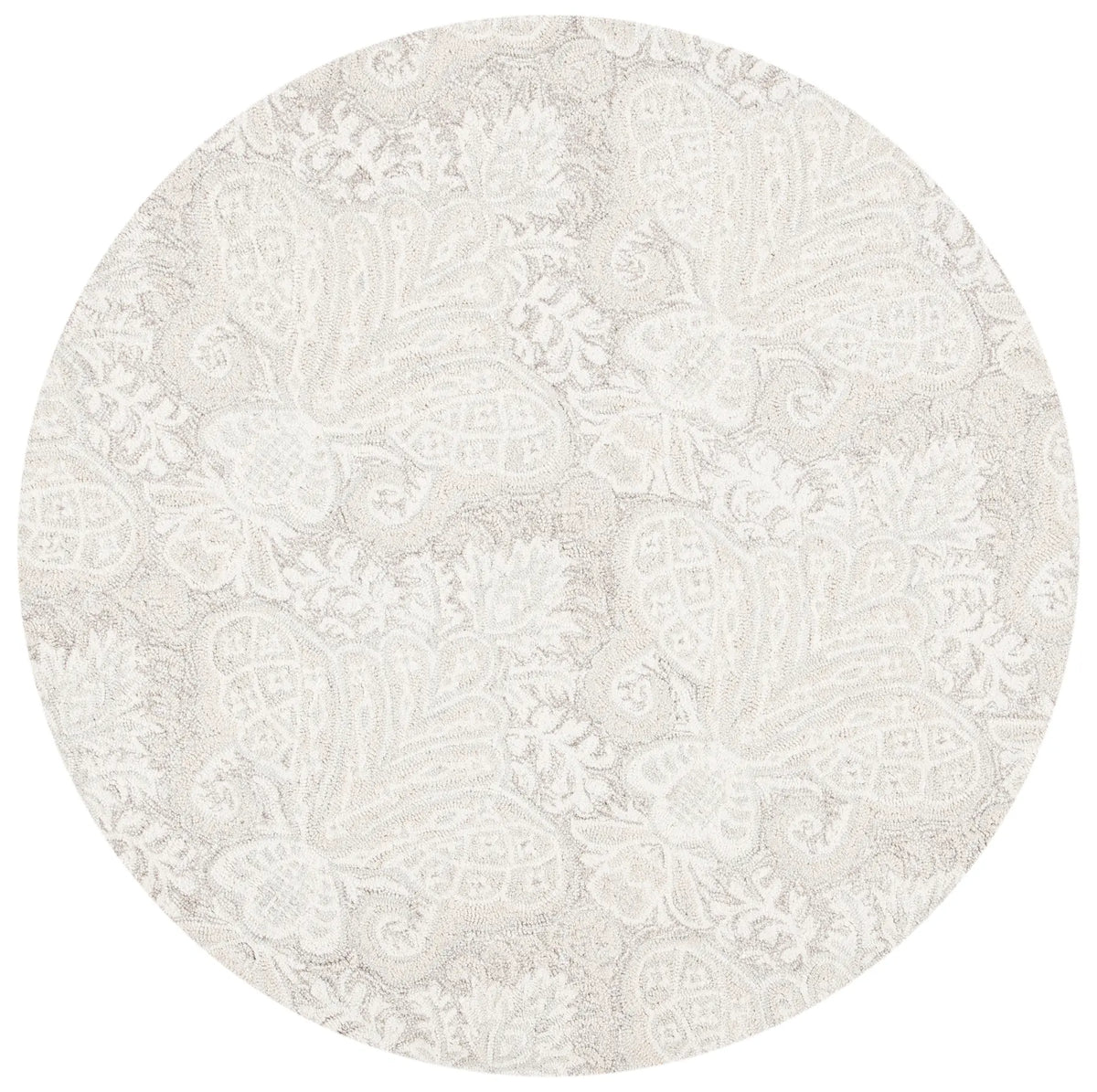 Safavieh Micro-Loop 5'-0" x 5'-0" Rug in Beige