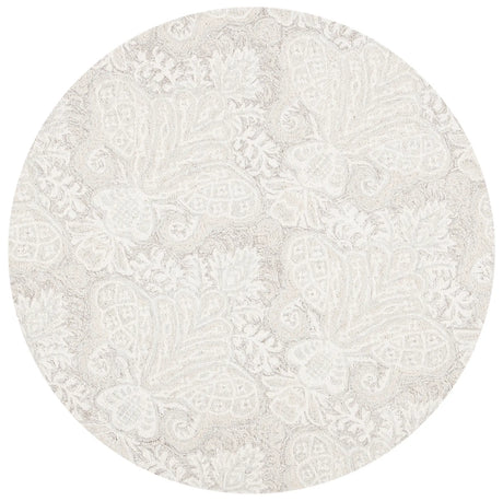 Safavieh Micro-Loop 5'-0" x 5'-0" Rug in Beige