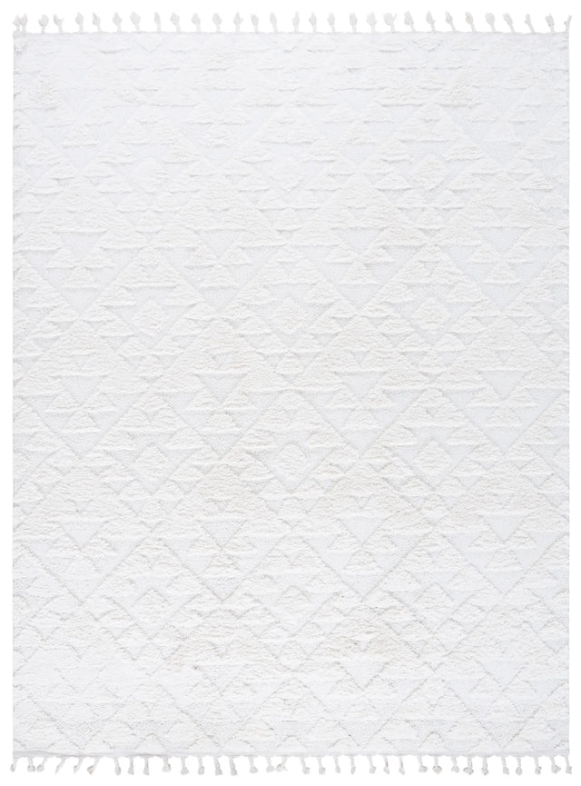 Safavieh Moroccan Tassel Shag 10'-0" x 14'-0" Rug in Ivory