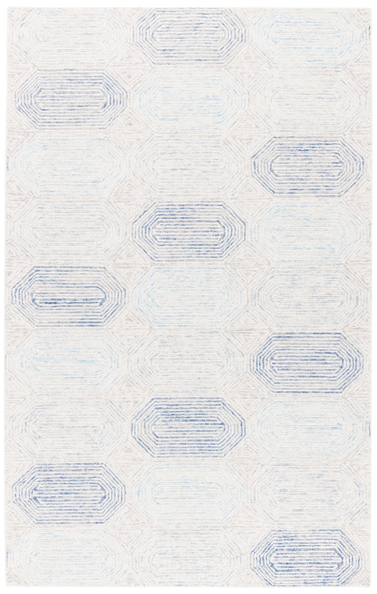 Safavieh Abstract 4'-0" x 6'-0" Rug in Ivory / Blue