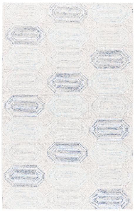 Safavieh Abstract 4'-0" x 6'-0" Rug in Ivory / Blue
