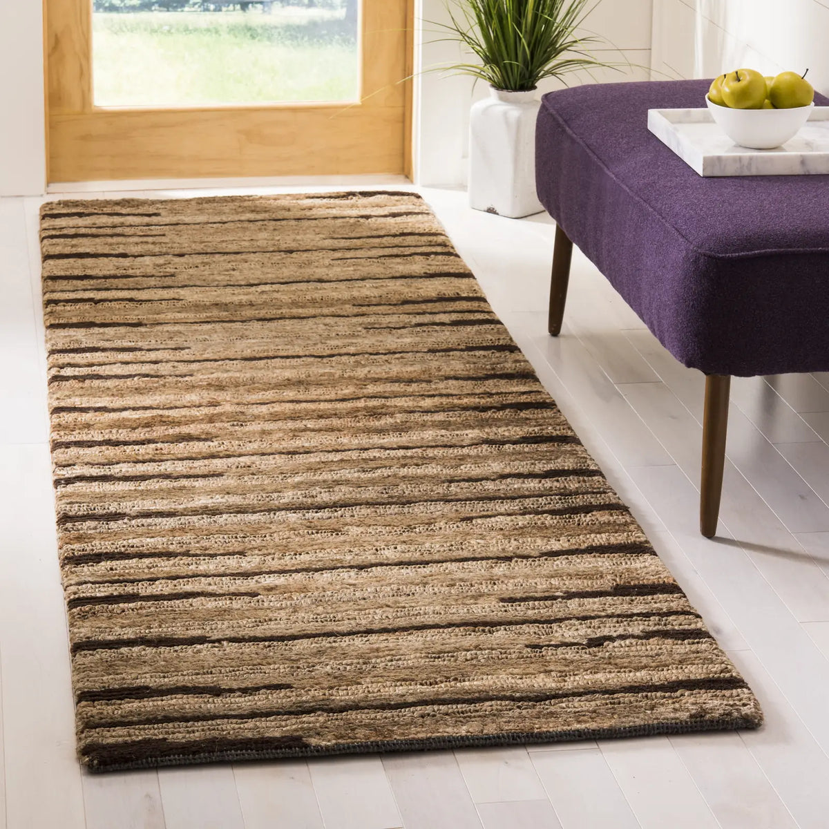 Safavieh Organic 2'-6" x 10'-0" Rug in Natural