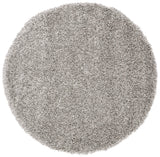 Safavieh Shag 3'-0" x 3'-0" Rug in Silver
