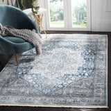 Safavieh Vintage Persian 4'-0" x 6'-0" Rug in Charcoal / Blue
