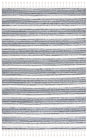 Safavieh Moroccan Tassel Shag 4'-0" x 6'-0" Rug in Grey / Ivory
