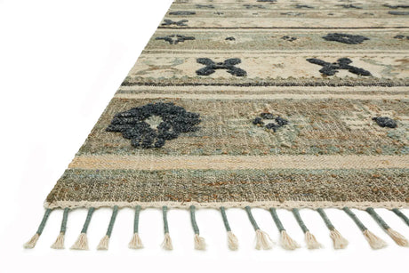 Loloi Owen Ow-01 Aqua / Ink Rugs - rug corner