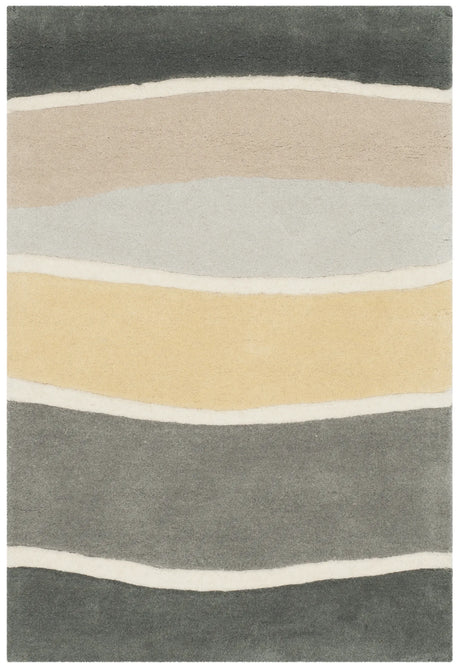 Safavieh Soho 2'-0" x 3'-0" Rug in Grey / Gold