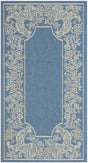 Safavieh Courtyard 2'-7" x 5'-0" Rug in Blue / Natural