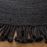 Safavieh Braided 5'-0" x 5'-0" Rug in Black