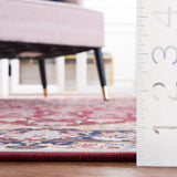 Safavieh Tucson 4'-0" x 6'-0" Rug in Red / Navy