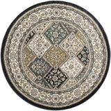 Dynamic Rugs Yazd 8471 Grey / Ivory Rugs - Round