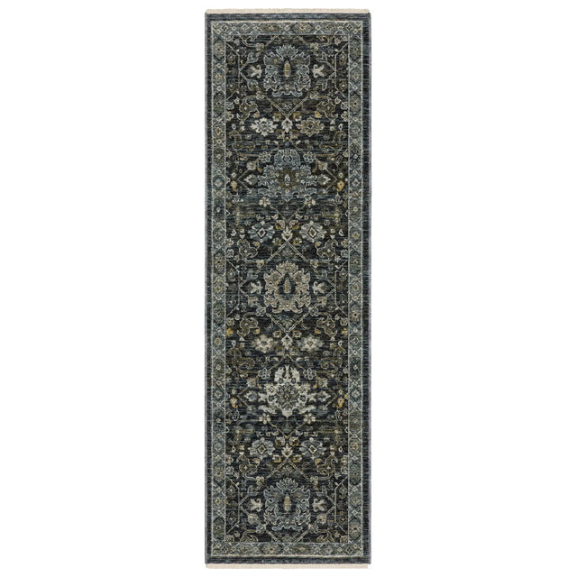 Oriental Weavers Sphinx Aberdeen 533K1 Blue/ Blue Rugs - runner