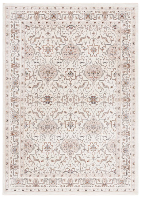 Safavieh Harlow 4'-0" x 6'-0" Rug in Ivory Grey / Rust