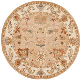 Safavieh Bergama 6'-0" x 6'-0" Rug in Taupe / Ivory