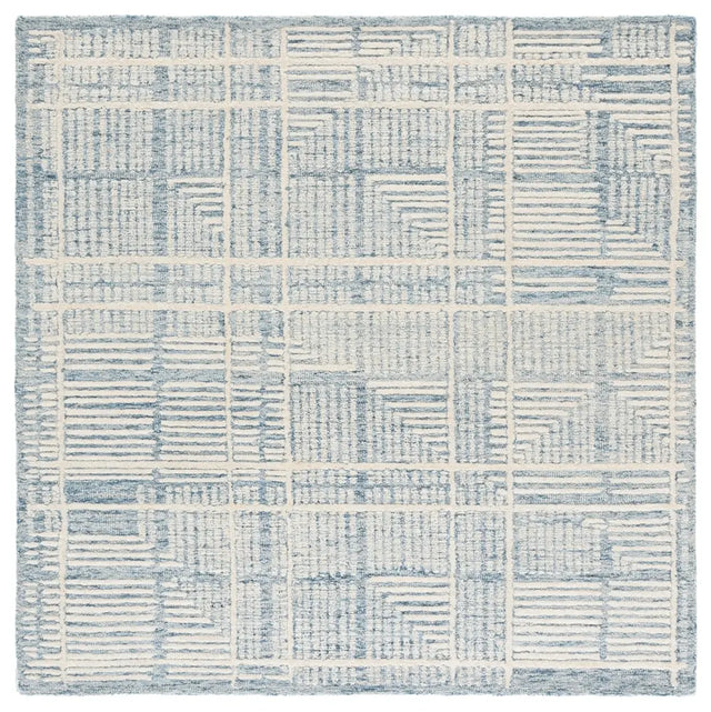 Safavieh Harvest 6'-0" x 6'-0" Rug in Blue / Ivory