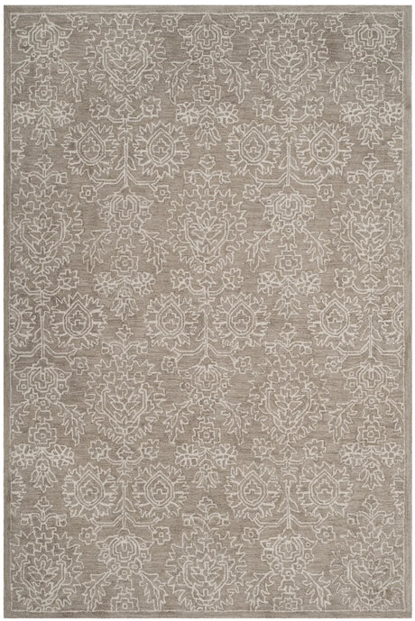 Safavieh Micro-Loop 5'-0" x 8'-0" Rug in Beige / Ivory