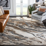 Safavieh Pacific 10'-0" x 14'-0" Rug in Dark Grey / Beige