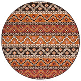 Safavieh Veranda 6'-7" x 6'-7" Rug in Rust / Red