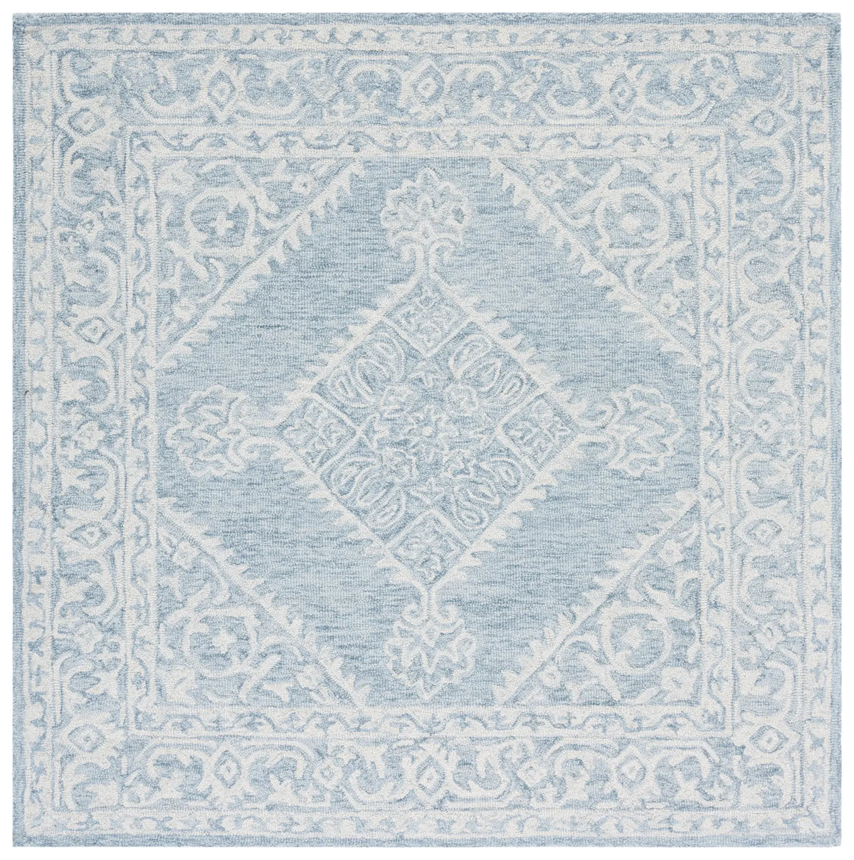 Safavieh Micro-Loop 5'-0" x 5'-0" Rug in Grey
