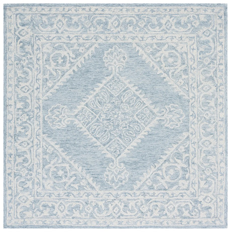 Safavieh Micro-Loop 5'-0" x 5'-0" Rug in Grey