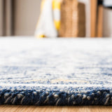 Safavieh Micro-Loop 5'-0" x 8'-0" Rug in Blue / Ivory