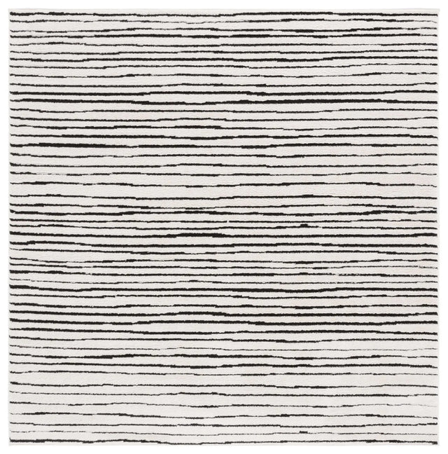 Safavieh Melody 6'-7" x 6'-7" Rug in Ivory / Black