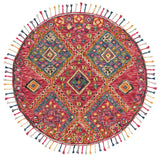 Safavieh Aspen 5'-0" x 5'-0" Rug in Red / Blue