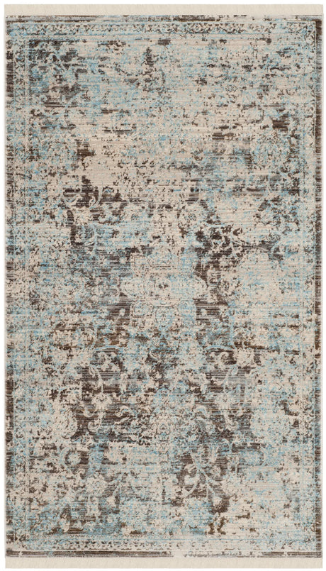 Safavieh Vintage Persian 3'-0" x 5'-0" Rug in Brown / Light Blue