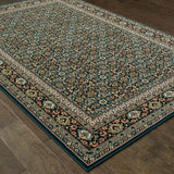 Oriental Weavers Sphinx Kashan 180L1 Navy / Multi Rugs - angle detail