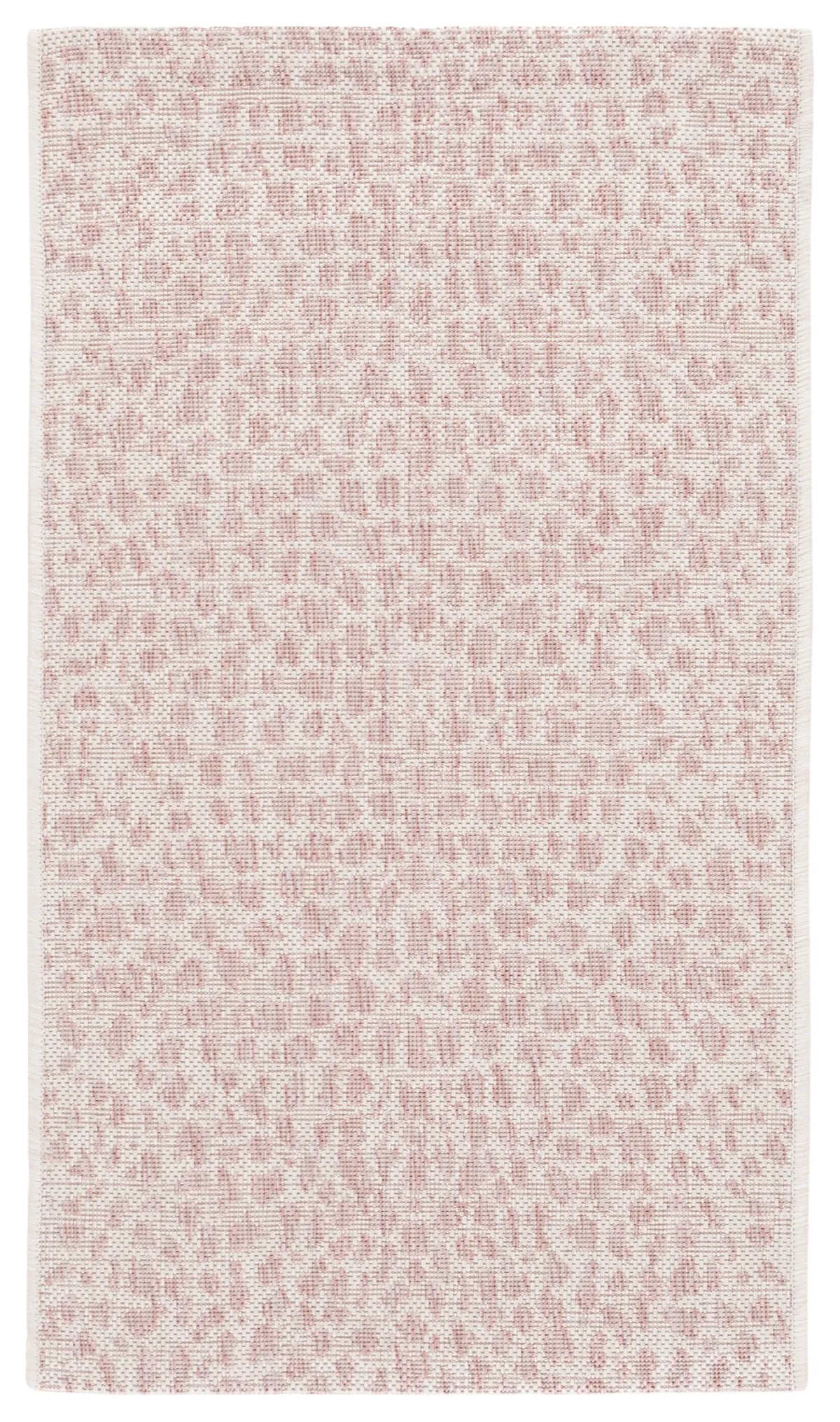 Safavieh Courtyard 2'-0" x 3'-7" Rug in Ivory / Blush Pink