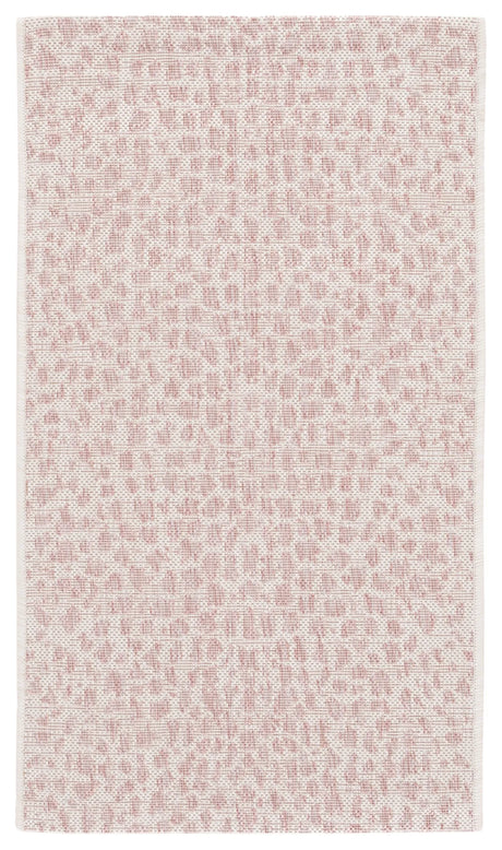 Safavieh Courtyard 2'-0" x 3'-7" Rug in Ivory / Blush Pink