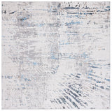 Safavieh Bel Air 6'-7" x 6'-7" Rug in Grey / Turquoise