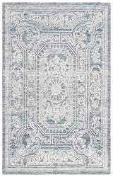 Safavieh Ebony 4'-0" x 6'-0" Rug in Ivory / Dark Grey