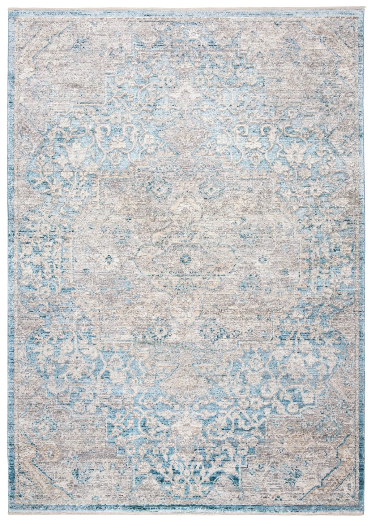 Safavieh Dream 4'-0" x 6'-0" Rug in Blue / Grey