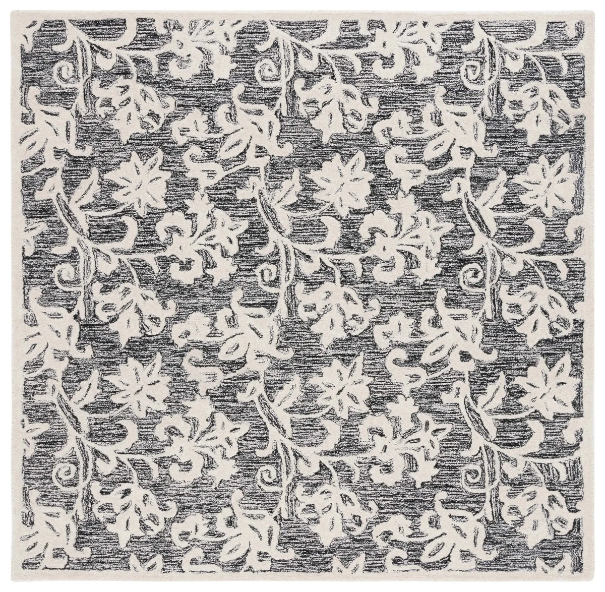Safavieh Martha Stewart 6'-0" x 6'-0" Rug in Black / Ivory