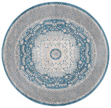 Safavieh Sofia 6'-7" x 6'-7" Rug in Blue / Beige