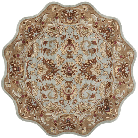 Safavieh Heritage 6'-0" x 6'-0" Rug in Blue / Beige