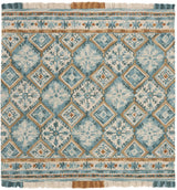 Safavieh Blossom 6'-0" x 6'-0" Rug in Ivory / Teal