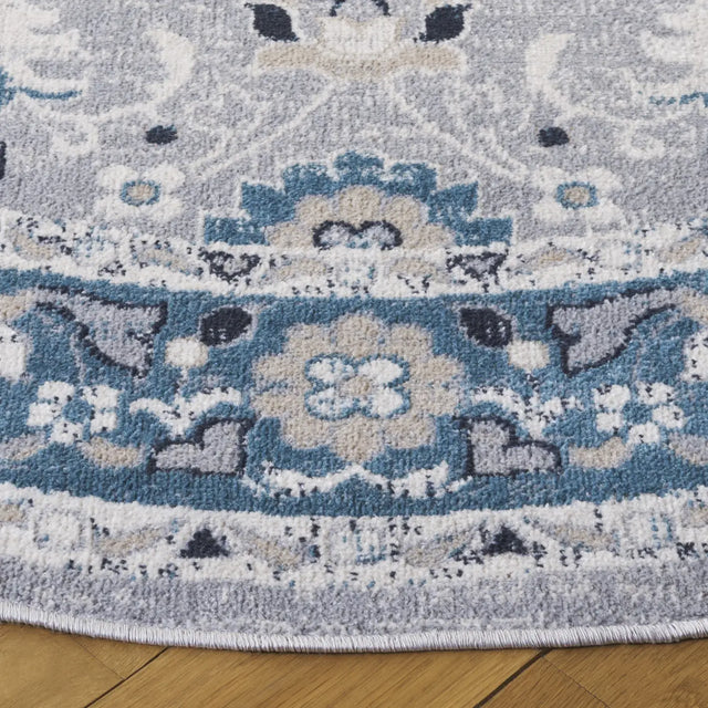 Safavieh Bayside 6'-7" x 6'-7" Rug in Blue / Grey