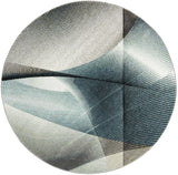 Safavieh Hollywood 5'-3" x 5'-3" Rug in Grey / Teal