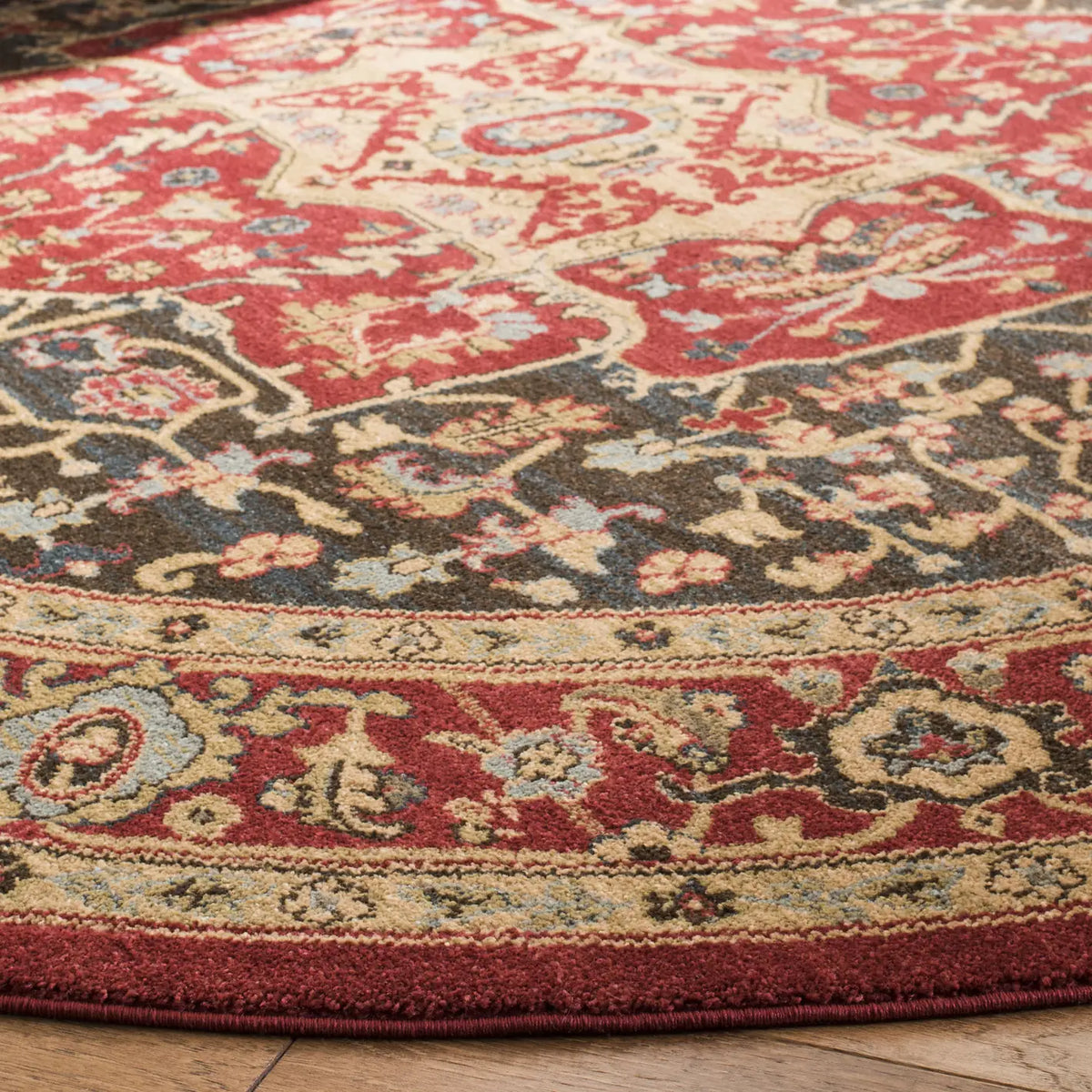 Safavieh Mahal 6'-7" x 6'-7" Rug in Red / Red