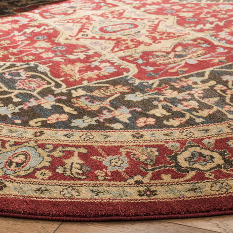 Safavieh Mahal 6'-7" x 6'-7" Rug in Red / Red